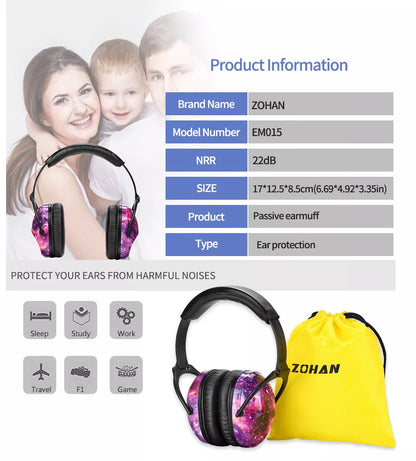 Kids Noise Reduction Ear Muffs for Comfortable Sound Protection