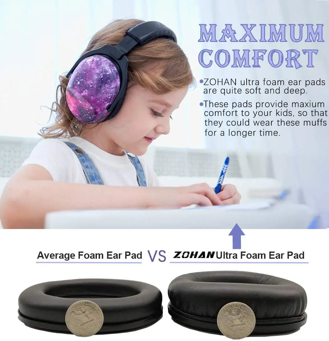 Kids Noise Reduction Ear Muffs for Comfortable Sound Protection