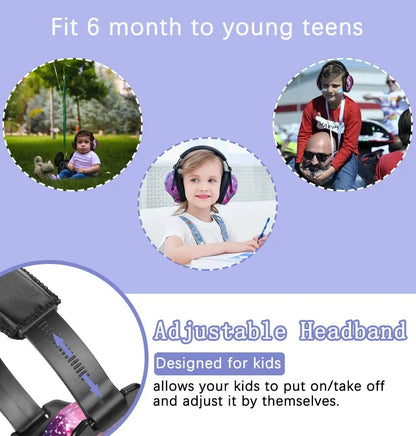Kids Noise Reduction Ear Muffs for Comfortable Sound Protection