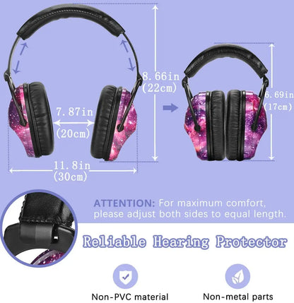 Kids Noise Reduction Ear Muffs for Comfortable Sound Protection