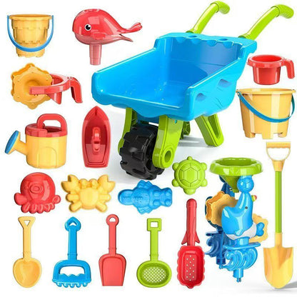 Kids' Outdoor Sand and Beach Wheelbarrow Play Set