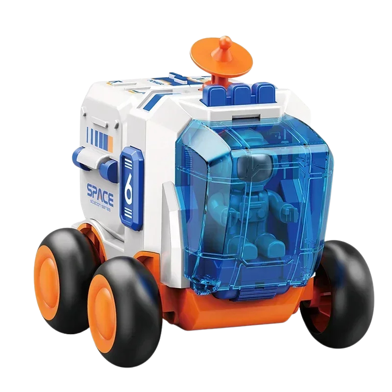 Kids Space Adventure Toy Set with Astronaut Vehicles and Detachable Parts