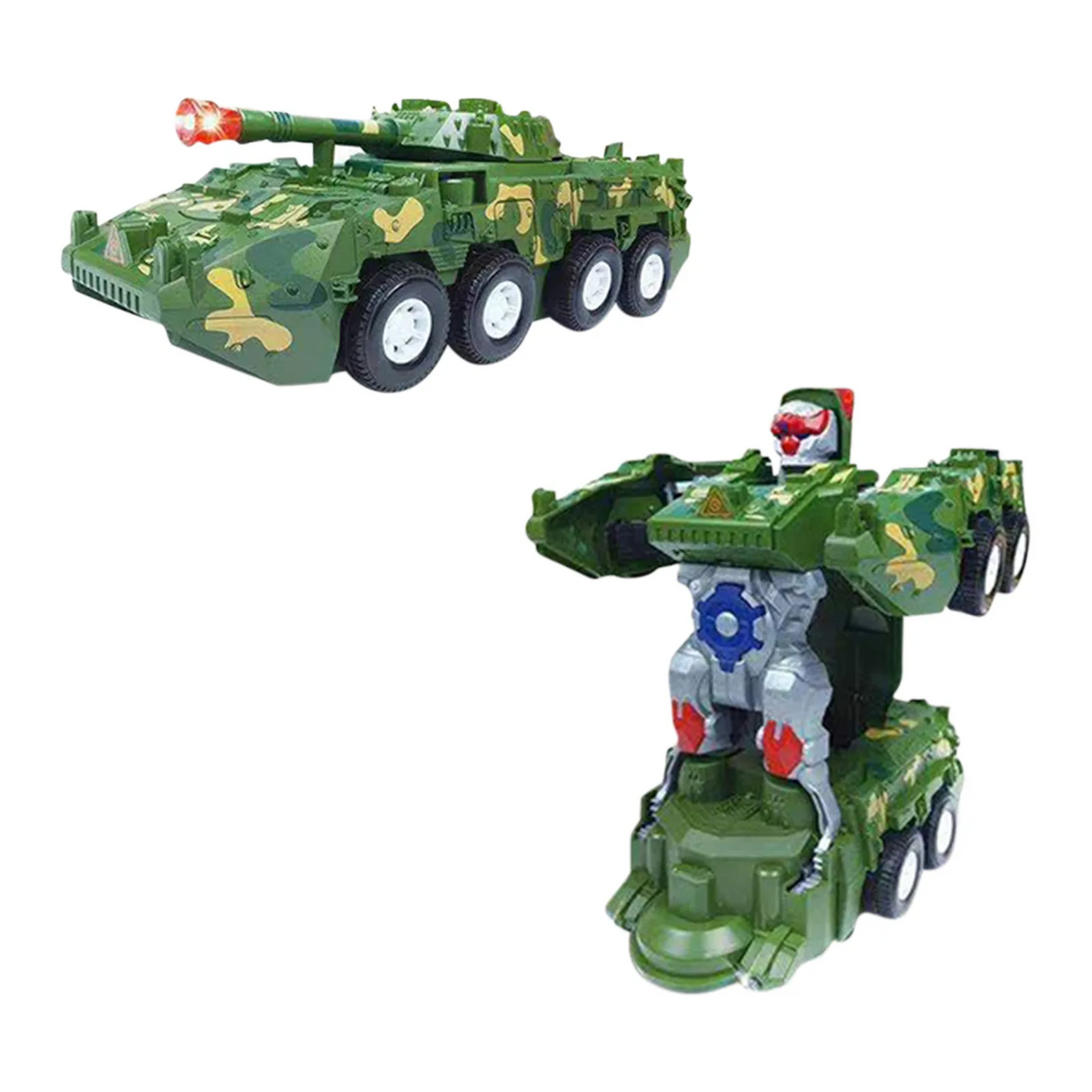 Kids' Transforming Robot Toy Car with Remote Control and Obstacle Detection