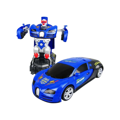 Kids' Transforming Robot Toy Car with Remote Control and Obstacle Detection