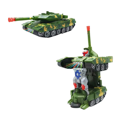Kids' Transforming Robot Toy Car with Remote Control and Obstacle Detection