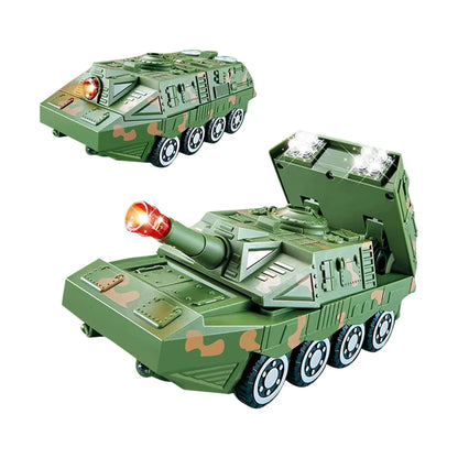 Kids' Transforming Robot Toy Car with Remote Control and Obstacle Detection