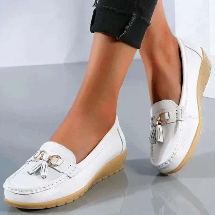 Ladies' Orthopedic Moccasins with Cushioned Insoles