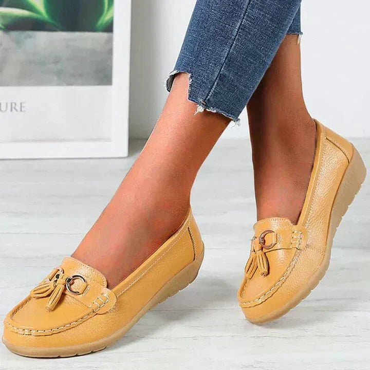 Ladies' Orthopedic Moccasins with Cushioned Insoles