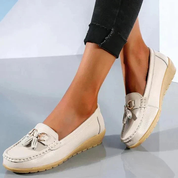 Ladies' Orthopedic Moccasins with Cushioned Insoles