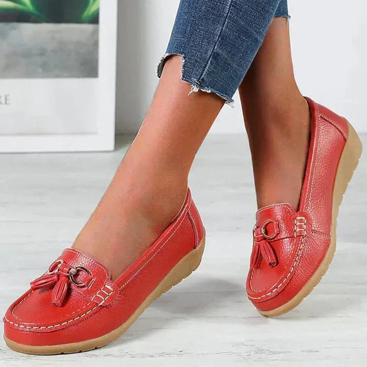Ladies' Orthopedic Moccasins with Cushioned Insoles
