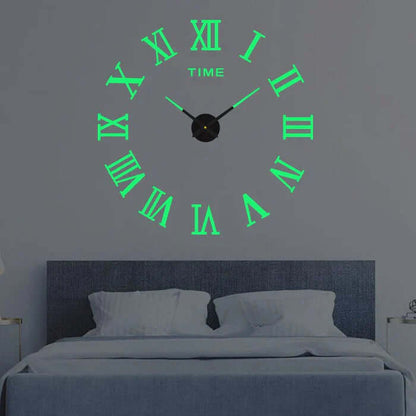 Large DIY Wall Clock with Modern Adjustable Design