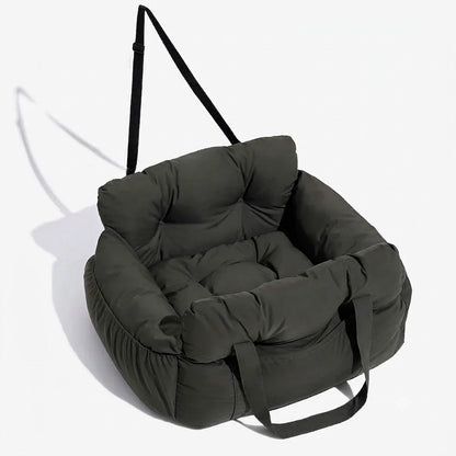 Large Dog Car Seat with Safety Straps and Washable Removable Cover