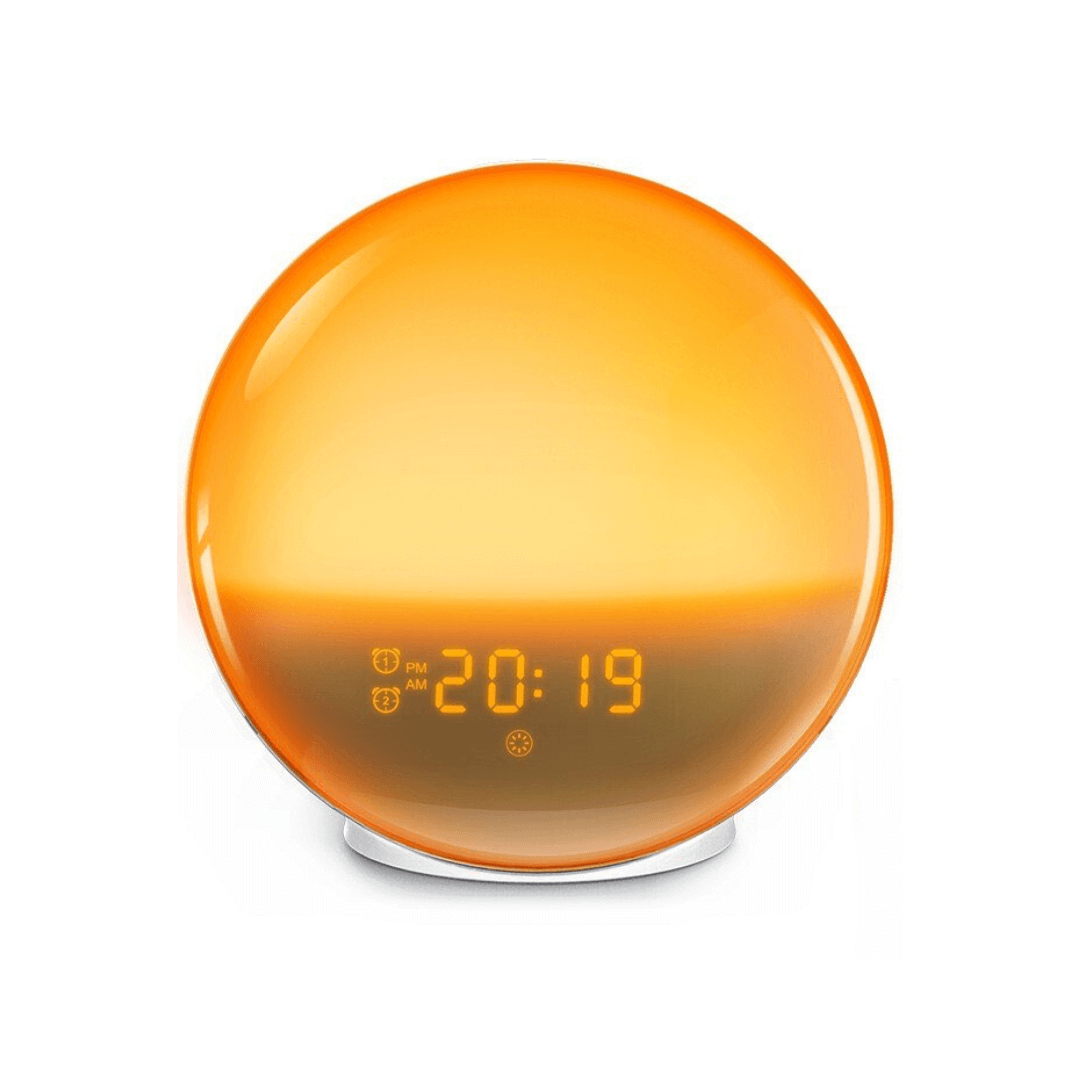 Light Alarm Clock with Sunrise Simulation, FM Radio and Nature Sounds