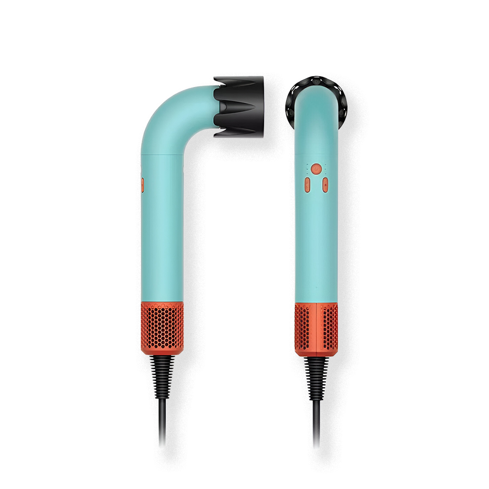 Lightweight Professional Hair Dryer with Precision Styling Attachments