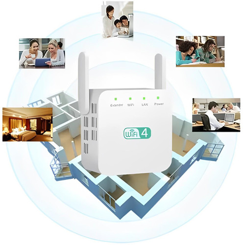 Long Range WiFi Repeater for Extended Home Coverage