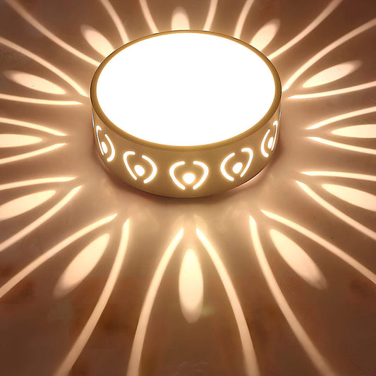 LumiForm Minimalist LED Ceiling Light with Soft Warm Glow and Slim Modern Design