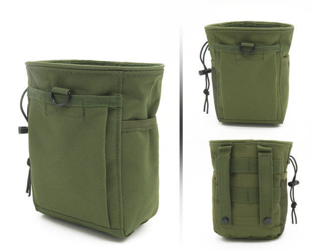 MOLLE Tactical Dump Pouch with 600D Nylon and Drawstring Closure