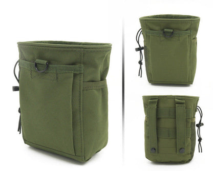 MOLLE Tactical Dump Pouch with 600D Nylon and Drawstring Closure