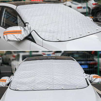 Magnetic Car Snow and Frost Cover with Mirror Protection