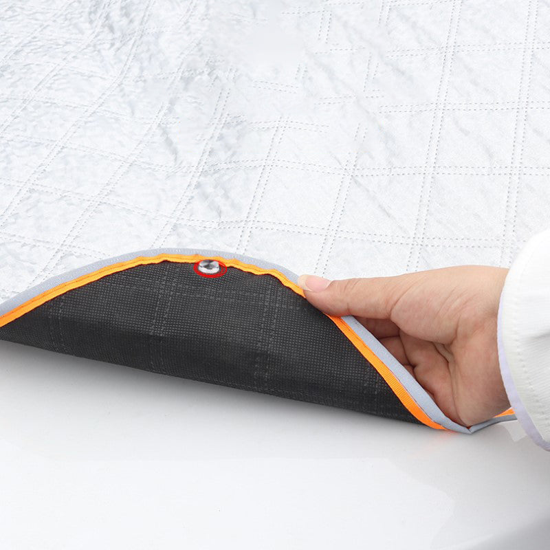 Magnetic Car Snow and Frost Cover with Mirror Protection