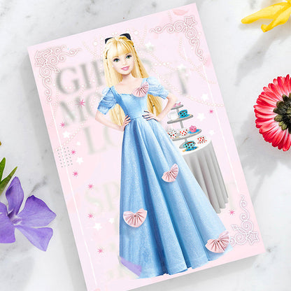 Magnetic Dress-Up Doll Set for Girls with Portable Metal Storage Box