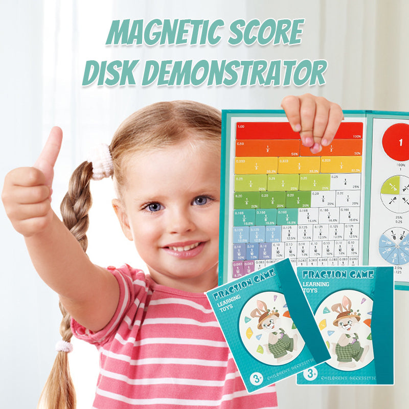 Magnetic Fraction Disk Demonstrator for Hands-On Fraction Learning