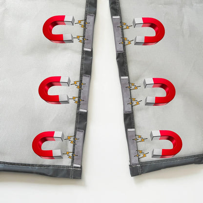 Magnetic Hinged Door Screen with Automatic Closing for Insect Protection