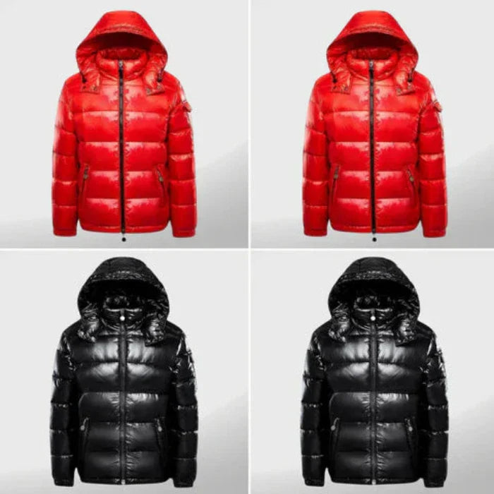 Marty Long Sleeve Puffer Jacket Warm Zip Up Winter Coat