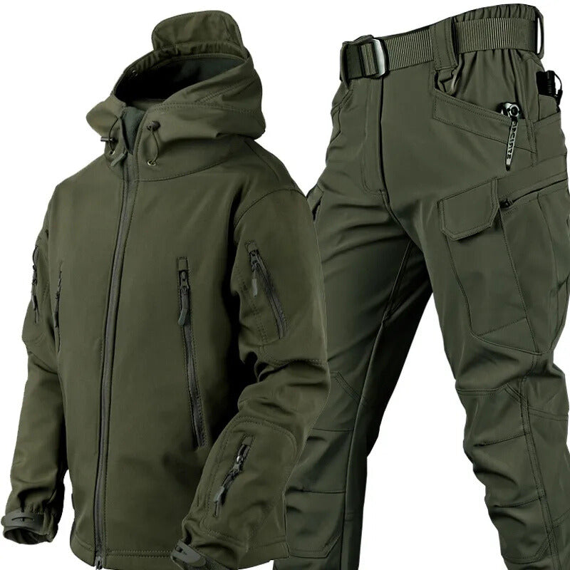MaxShield Waterproof Outdoor Set with Fleece Lining and Multiple Pockets