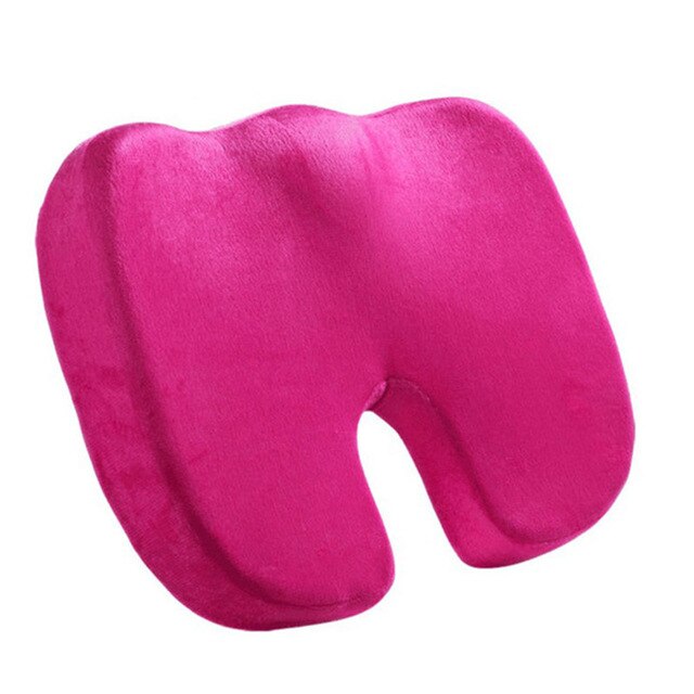 Memory Foam Coccyx Seat Cushion with U-Shaped Ergonomic Cut-Out