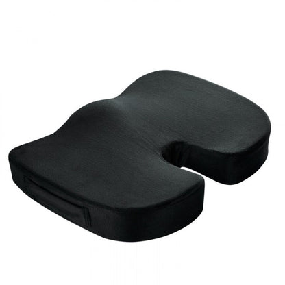 Memory Foam Coccyx Seat Cushion with U-Shaped Ergonomic Cut-Out