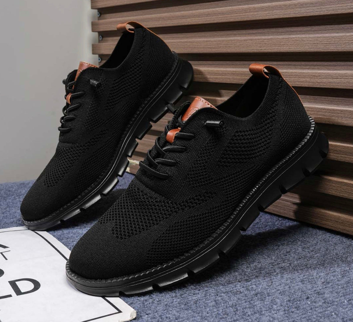 Men’s Breathable Winter Shoes with Wide Toe Box and Thermal Sole