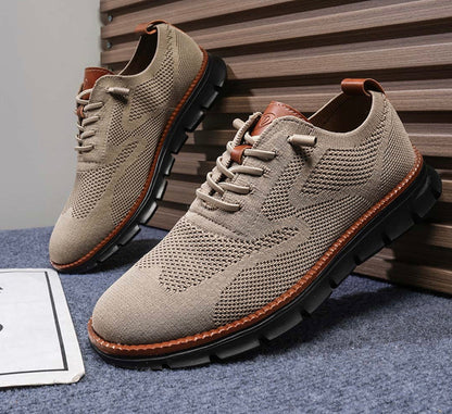 Men’s Breathable Winter Shoes with Wide Toe Box and Thermal Sole