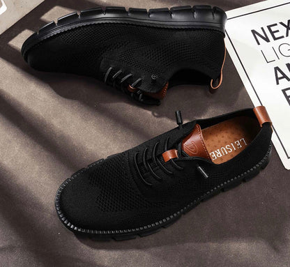 Men’s Breathable Winter Shoes with Wide Toe Box and Thermal Sole