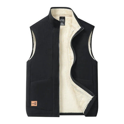 Men's Insulated Winter Vest with Lightweight Layering Design