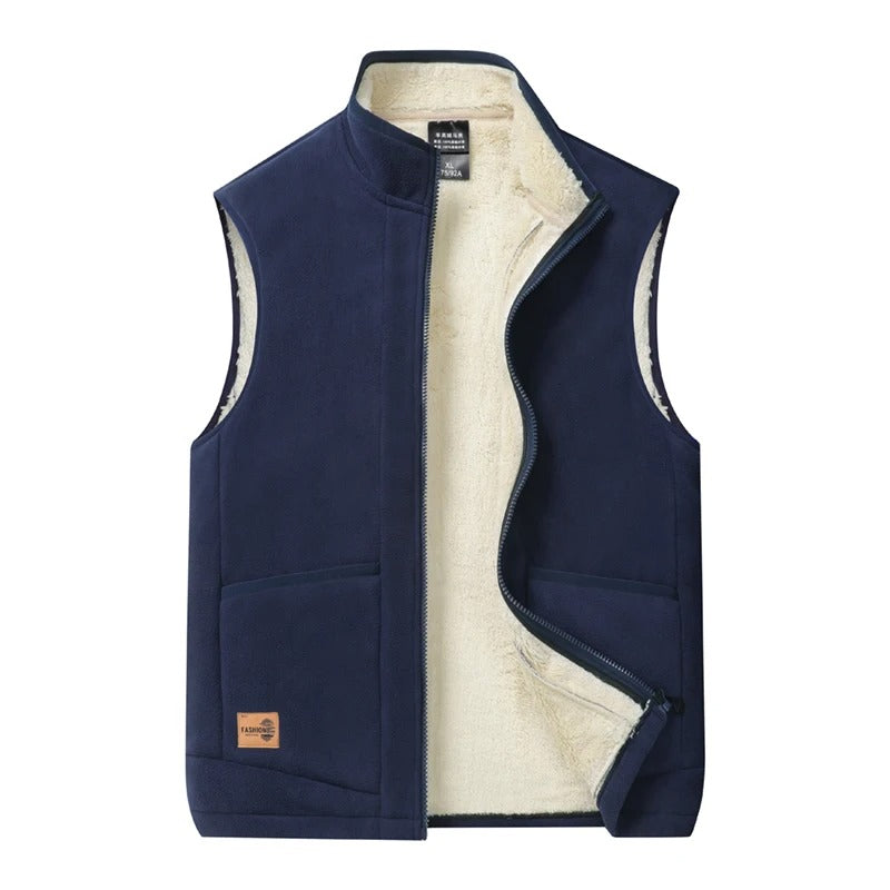 Men's Insulated Winter Vest with Lightweight Layering Design
