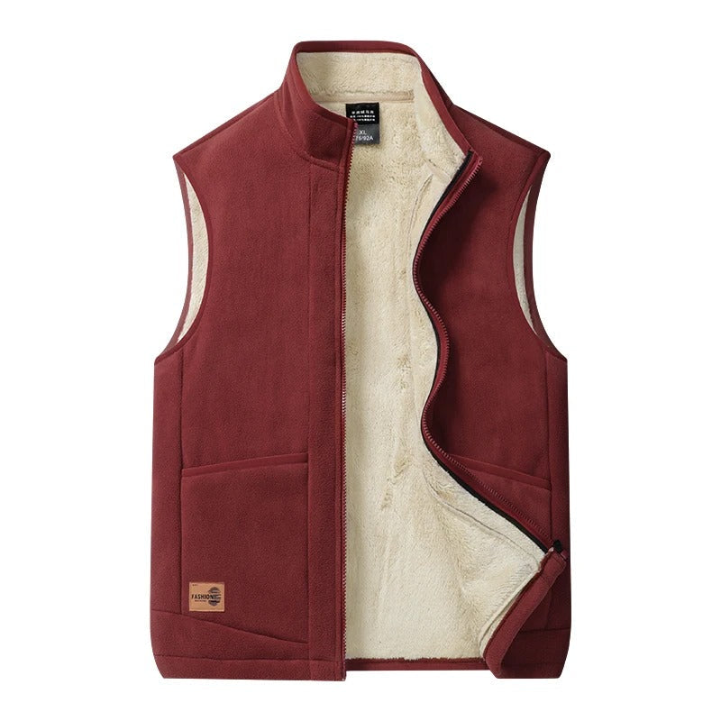 Men's Insulated Winter Vest with Lightweight Layering Design