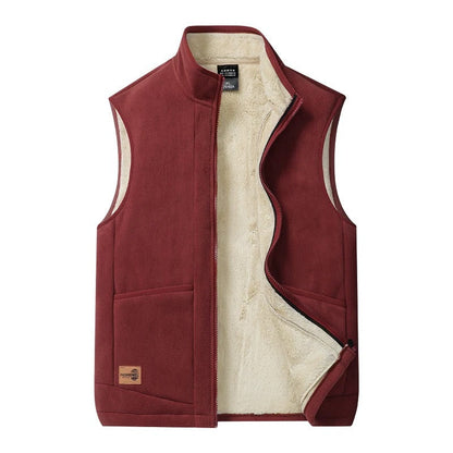 Men's Insulated Winter Vest with Lightweight Layering Design