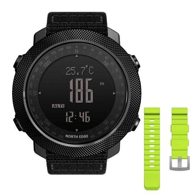 Men's Outdoor Digital Watch with Altimeter, Barometer and Compass