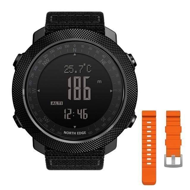 Men's Outdoor Digital Watch with Altimeter, Barometer and Compass