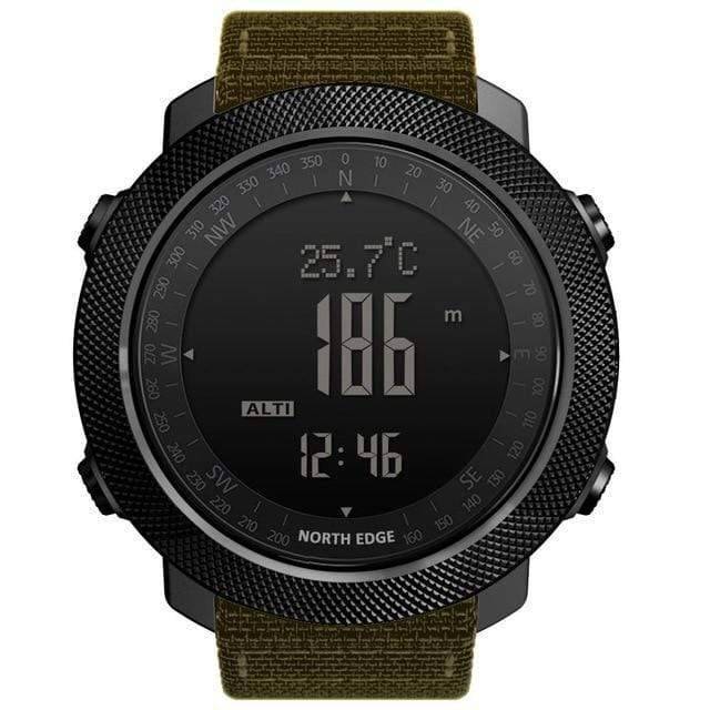 Men's Outdoor Digital Watch with Altimeter, Barometer and Compass