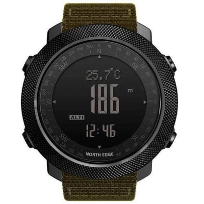 Men's Outdoor Digital Watch with Altimeter, Barometer and Compass