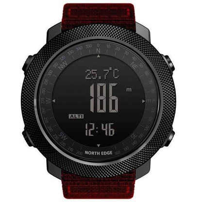 Men's Outdoor Digital Watch with Altimeter, Barometer and Compass