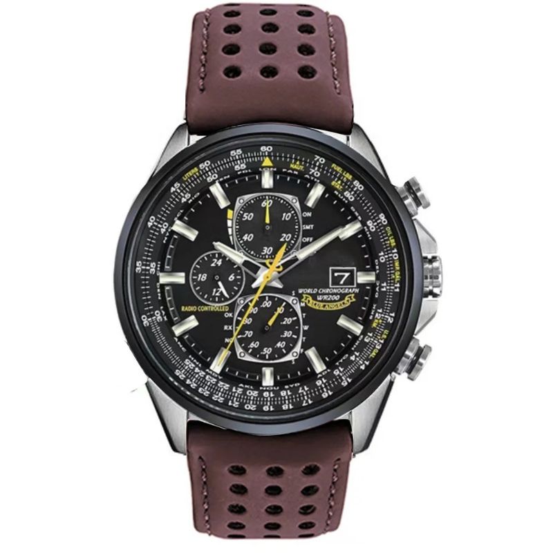 Men's Quartz Watch with Luminous Hands and Dial