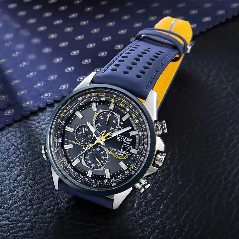 Men's Quartz Watch with Luminous Hands and Dial