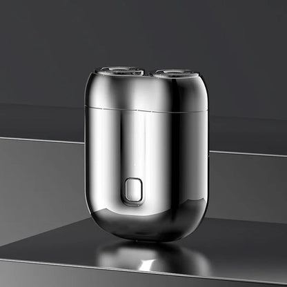 Men's Rechargeable Electric Shaver with Compact Design and Turbo Vortex Blade