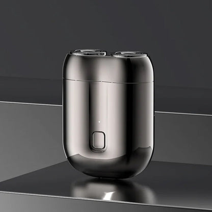 Men's Rechargeable Electric Shaver with Compact Design and Turbo Vortex Blade