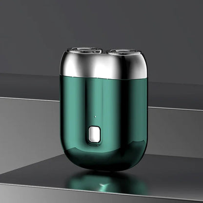 Men's Rechargeable Electric Shaver with Compact Design and Turbo Vortex Blade