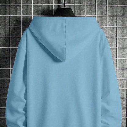 Men's Relaxed Fit Long Sleeve Hooded Sweatshirt