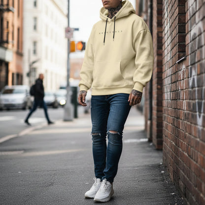 Men's Relaxed Fit Long Sleeve Hooded Sweatshirt